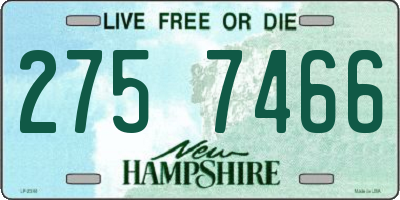 NH license plate 2757466