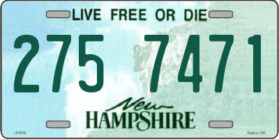 NH license plate 2757471