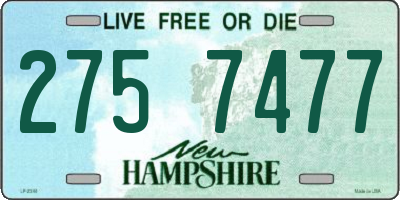 NH license plate 2757477
