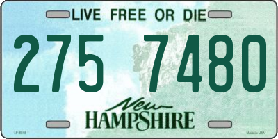 NH license plate 2757480