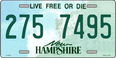 NH license plate 2757495