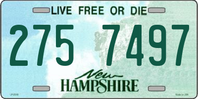 NH license plate 2757497