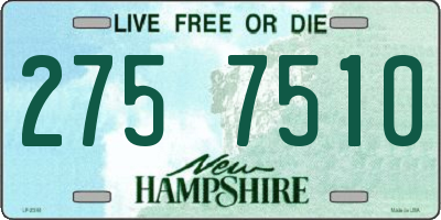 NH license plate 2757510
