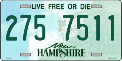 NH license plate 2757511