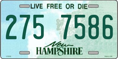 NH license plate 2757586
