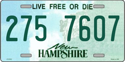NH license plate 2757607