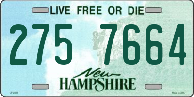 NH license plate 2757664
