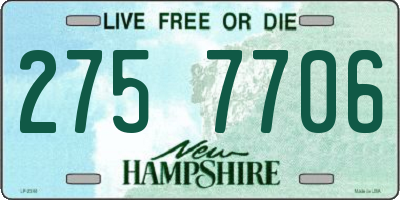 NH license plate 2757706