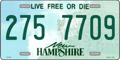 NH license plate 2757709