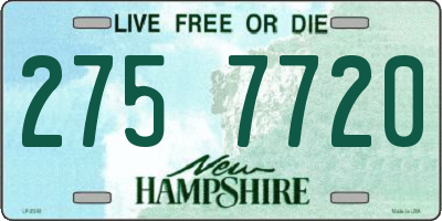 NH license plate 2757720