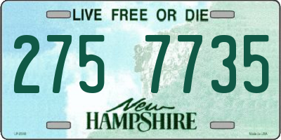 NH license plate 2757735