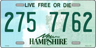NH license plate 2757762