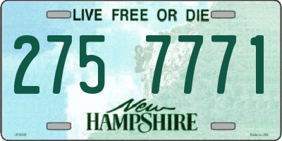 NH license plate 2757771