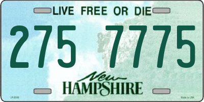 NH license plate 2757775