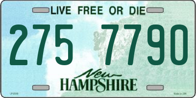 NH license plate 2757790