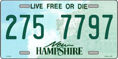 NH license plate 2757797