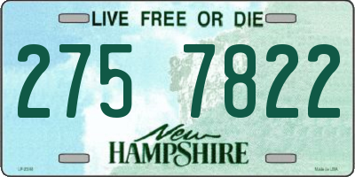 NH license plate 2757822