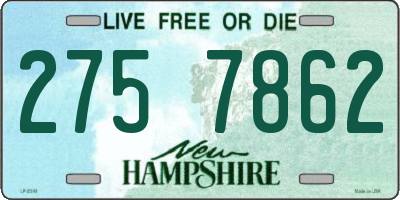 NH license plate 2757862