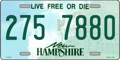 NH license plate 2757880