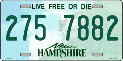 NH license plate 2757882