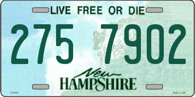 NH license plate 2757902