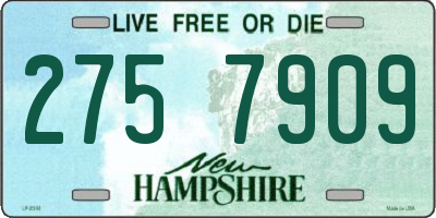 NH license plate 2757909