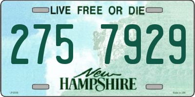 NH license plate 2757929