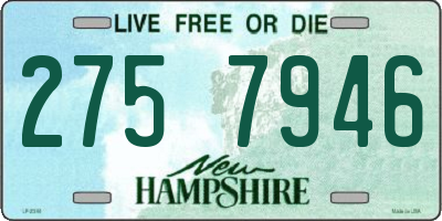 NH license plate 2757946