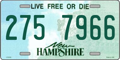 NH license plate 2757966