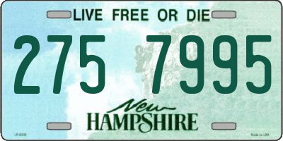 NH license plate 2757995