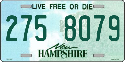 NH license plate 2758079