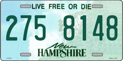 NH license plate 2758148