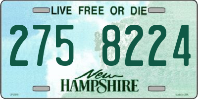 NH license plate 2758224