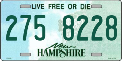 NH license plate 2758228