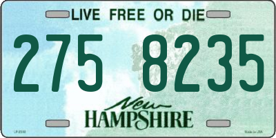 NH license plate 2758235