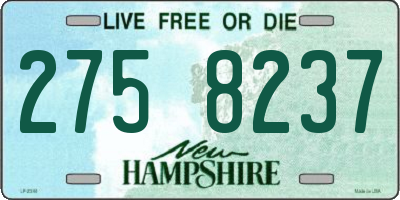 NH license plate 2758237