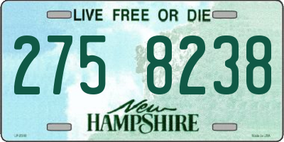 NH license plate 2758238