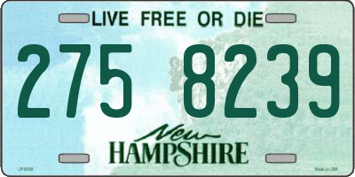 NH license plate 2758239