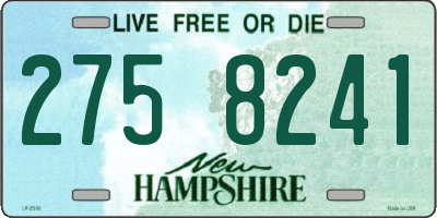 NH license plate 2758241