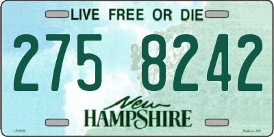 NH license plate 2758242