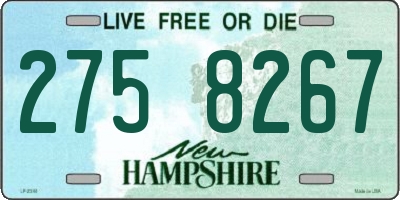 NH license plate 2758267