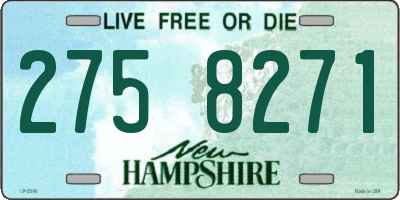 NH license plate 2758271
