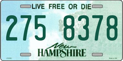 NH license plate 2758378