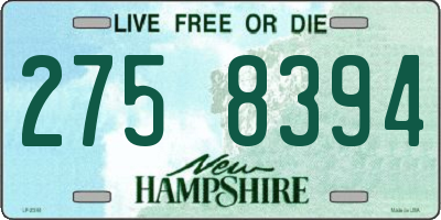 NH license plate 2758394