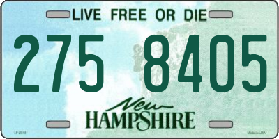 NH license plate 2758405