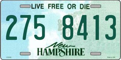 NH license plate 2758413