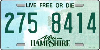 NH license plate 2758414