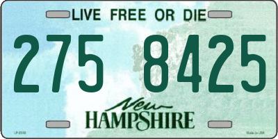 NH license plate 2758425