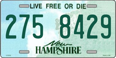 NH license plate 2758429
