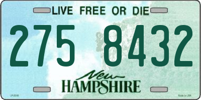 NH license plate 2758432